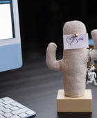 Kayigo  Woody Krem Üçlü Ofis  Seti - Bej Cactus