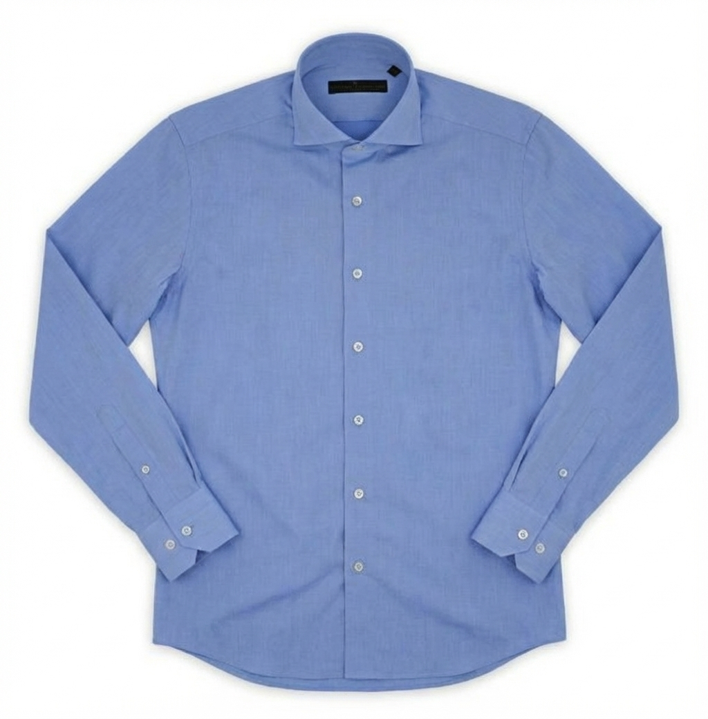 Ufficio Blu Klasik Mavi Gömlek - Mavi