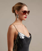 Okkia Anna Butterfly Güneş Gözlüğü Havana Pembesi