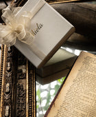 Miela Kare Gold İnci Yüzük - Taşlı