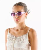 Okkia Chiara Unisex Güneş Gözlüğü Mor Gradyan