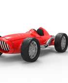 Metalmorphose Kırmızı Vintage Yarış Arabası Anahtarlık