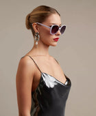 Okkia Anna Butterfly Güneş Gözlüğü Lila