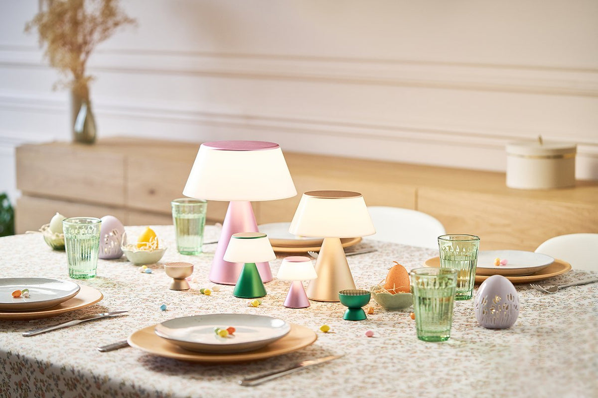 Lexon Luma XL Led Lamba Metalik Gri