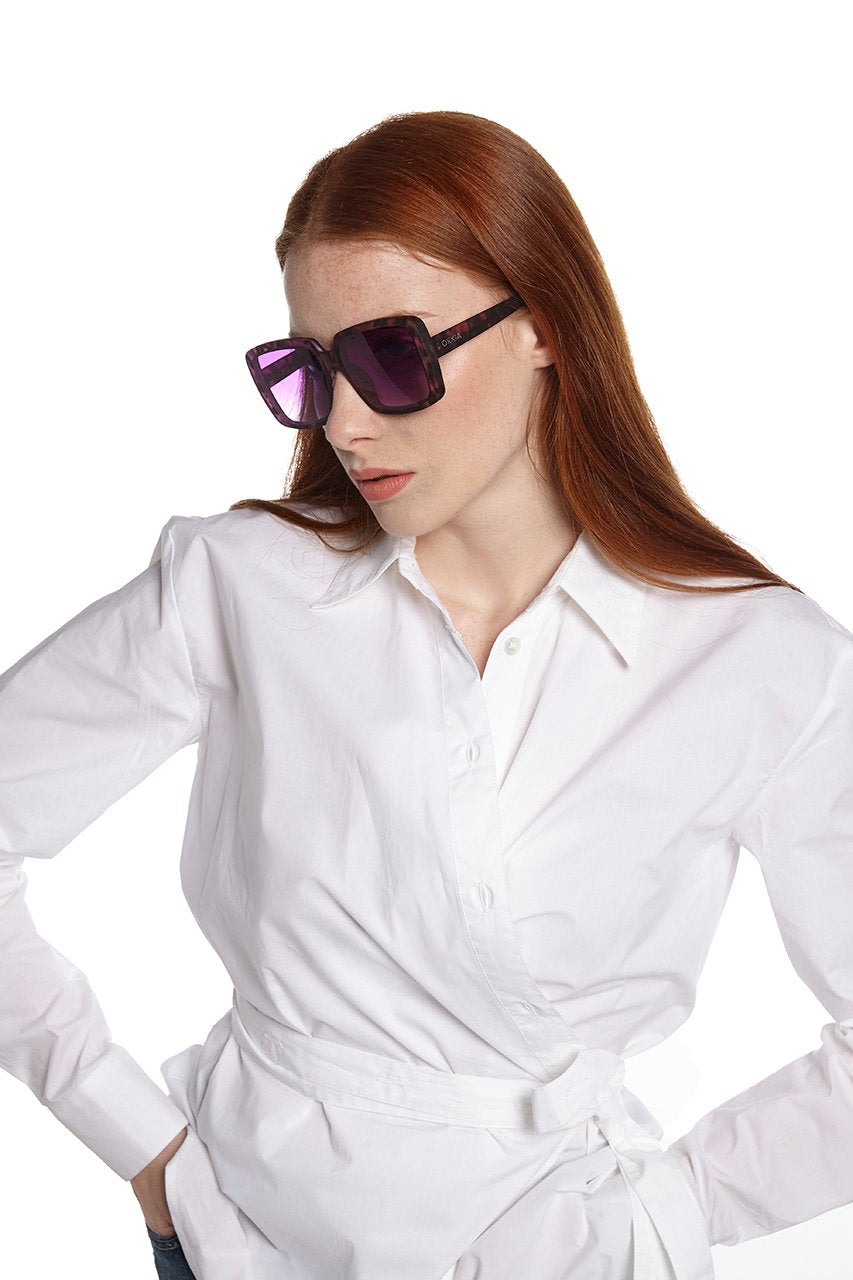 Okkia Alessia Unisex Güneş Gözlüğü Rose Havana