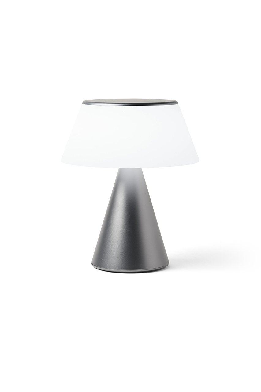 Lexon Luma XL Led Lamba Metalik Gri