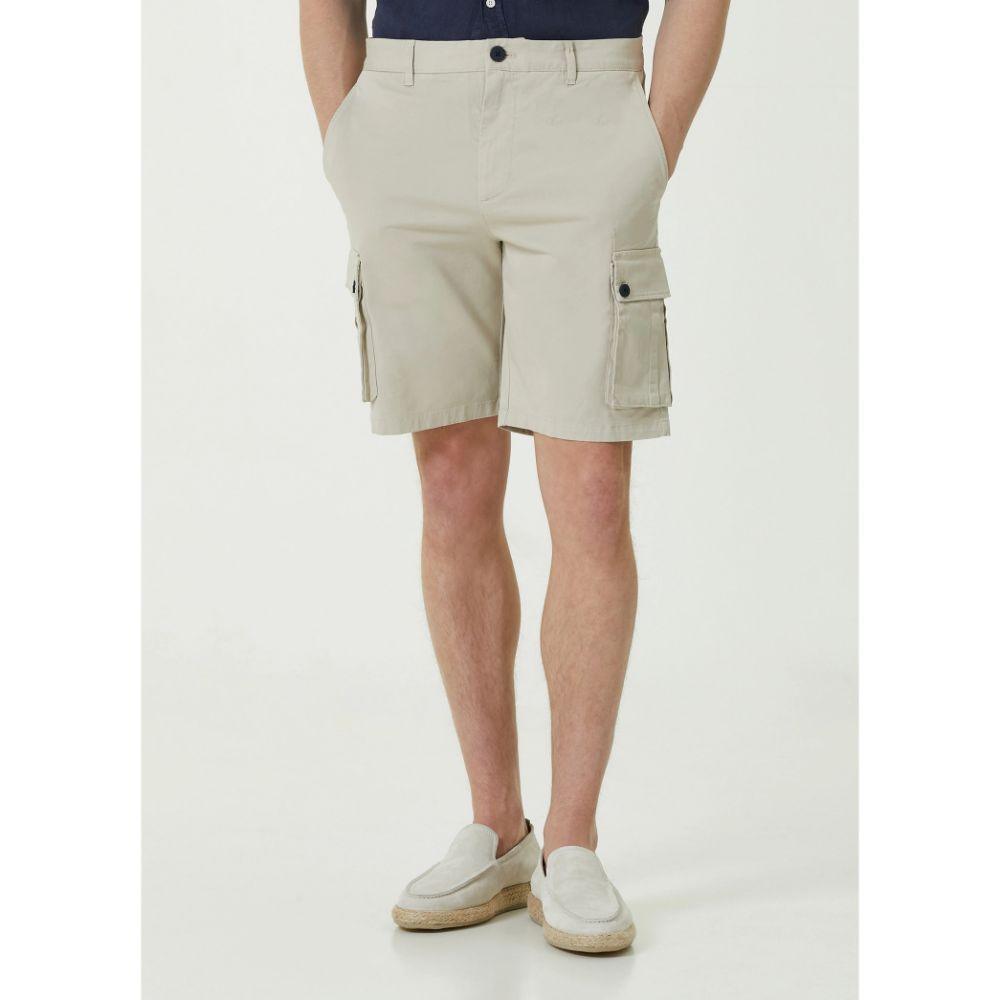 Bej Kargo Bermuda Şort - Bonherre