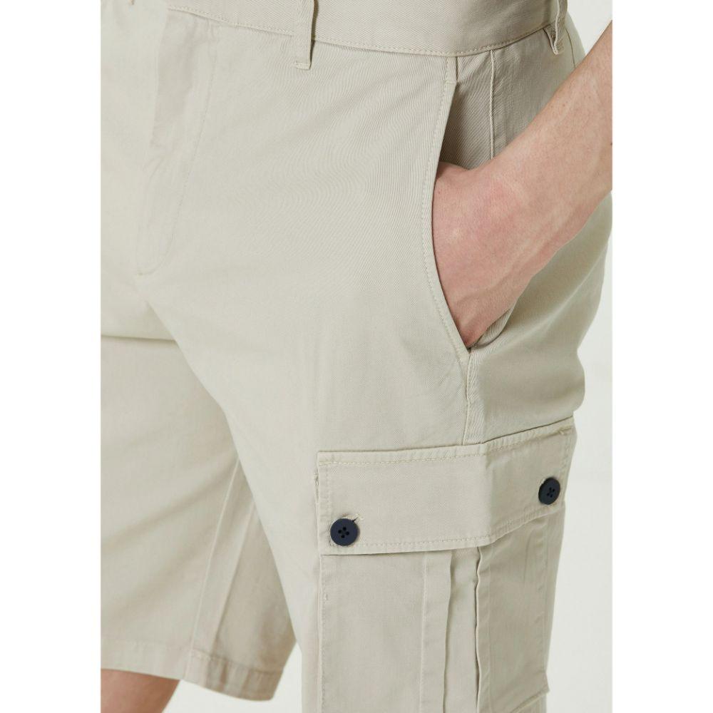 Bej Kargo Bermuda Şort - Bonherre