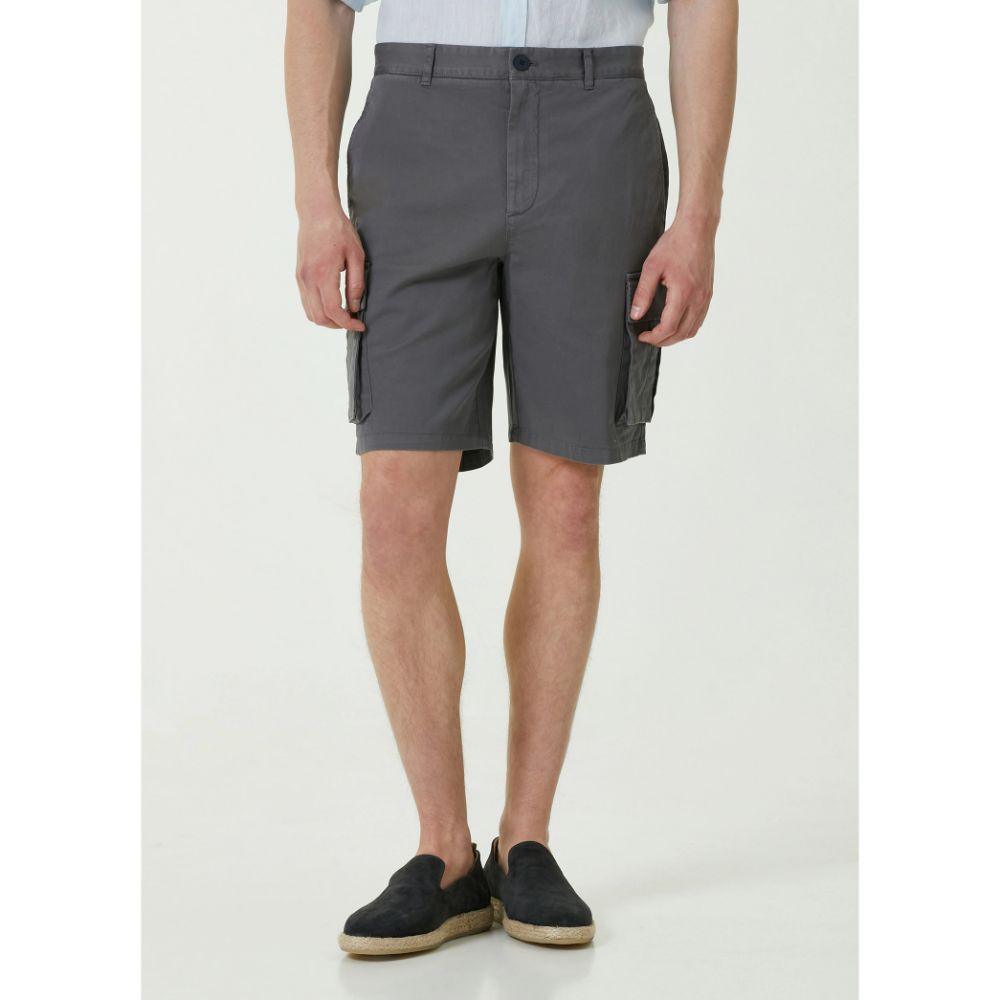 Gri Kargo Bermuda Şort - Bonherre