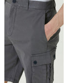 Gri Kargo Bermuda Şort - Bonherre