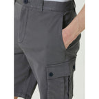 Gri Kargo Bermuda Şort - Bonherre