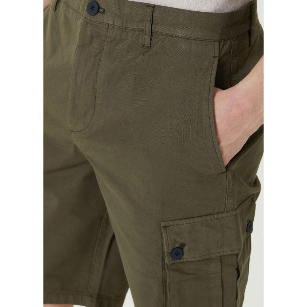 Haki Kargo Bermuda Şort - Bonherre