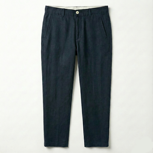 Keten Pantolon - Lacivert