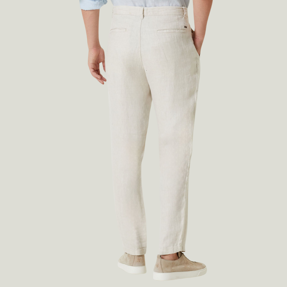 Keten Pantolon - Naturel