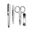 4 Parçalı Manikür Seti - Şarap Kırmızısı Kılıf - Bonherre