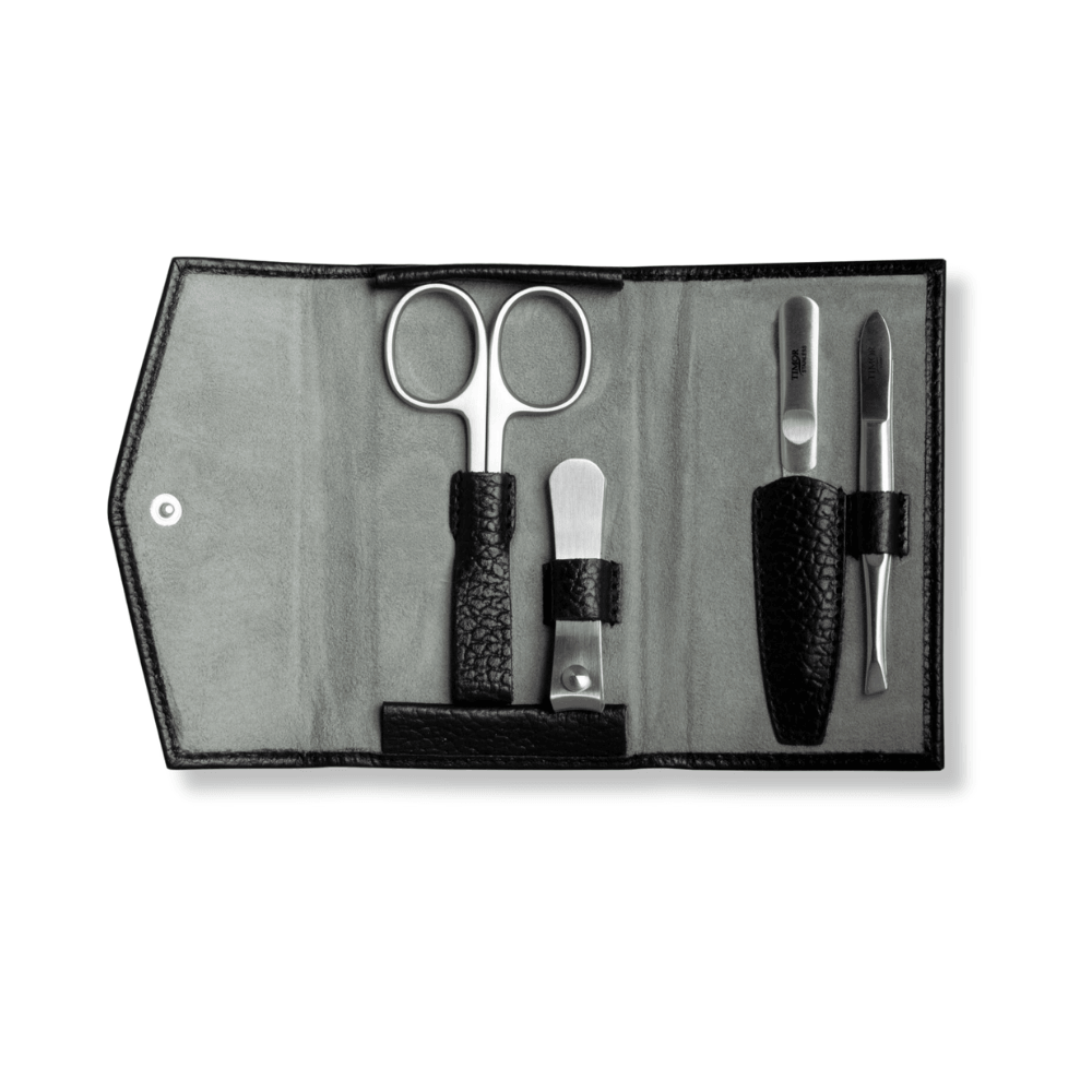 4 Parçalı Manikür Seti - Siyah Kılıf - Bonherre