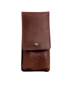 Deri Tıraş Makinesi Kılıfı - Kahverengi - Bonherre