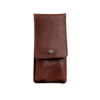 Deri Tıraş Makinesi Kılıfı - Kahverengi - Bonherre