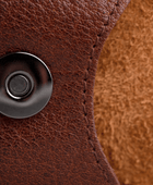 Deri Tıraş Makinesi Kılıfı - Kahverengi - Bonherre