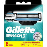 Gillette Mach3 Yedek Başlık - 8'li - Bonherre