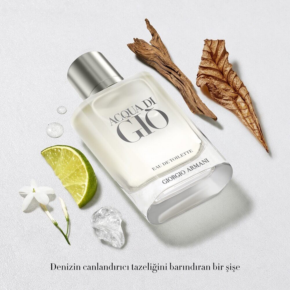 Bonherre mağazasından Giorgio Armani Acqua Di Giò EDT 100 ml Refillable, doldurulabilir yeni nesil şişeli lüks erkek parfümü.