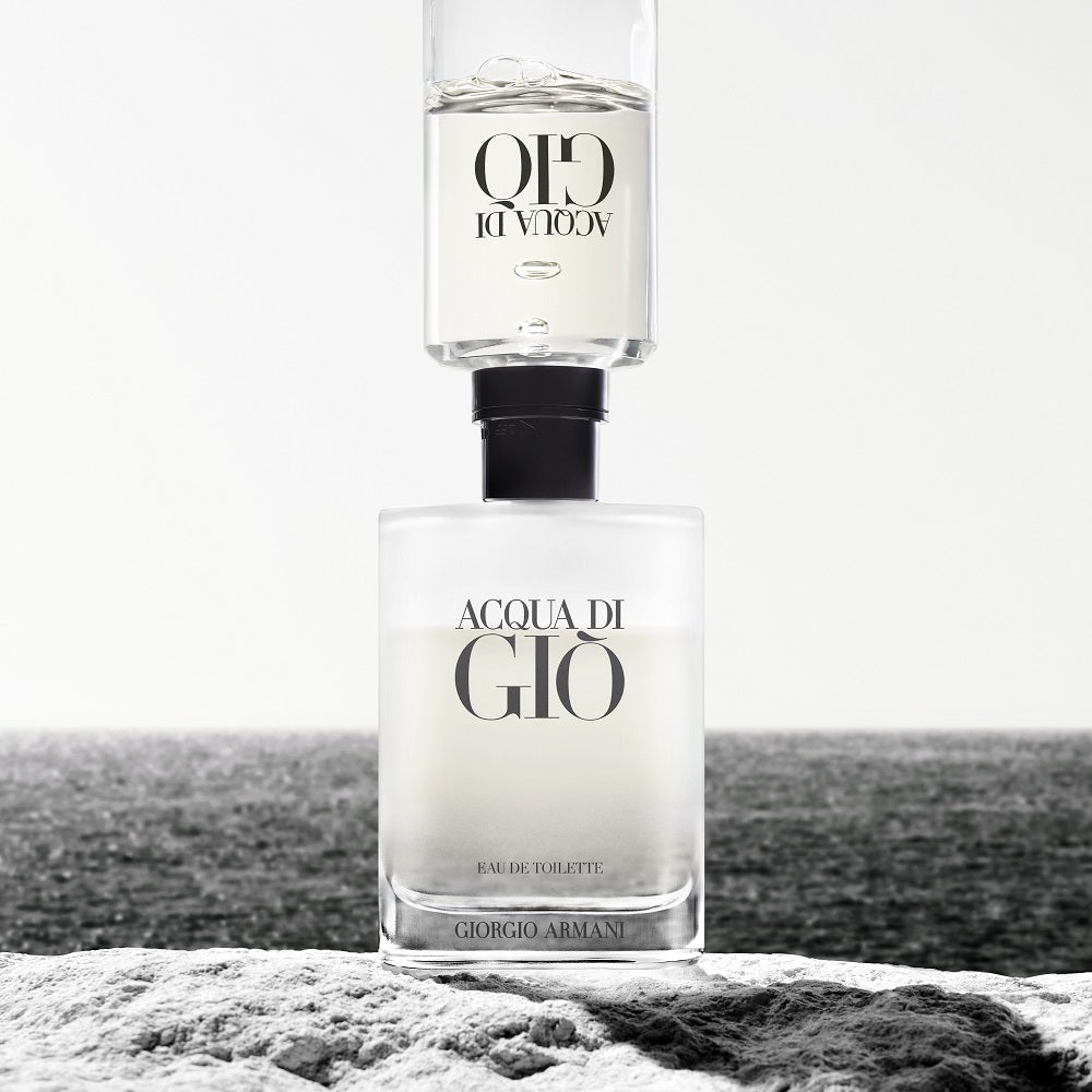 Bonherre mağazasından Giorgio Armani Acqua Di Giò EDT 100 ml Refillable, doldurulabilir yeni nesil şişeli lüks erkek parfümü.