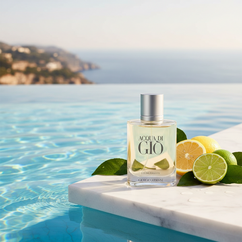 Bonherre mağazasından Acqua Di Gio, yeniden doldurulabilir şişeli ikonik sucul erkek parfümü.
