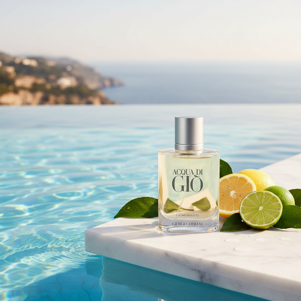 Bonherre mağazasından Acqua Di Gio, yeniden doldurulabilir şişeli ikonik sucul erkek parfümü.