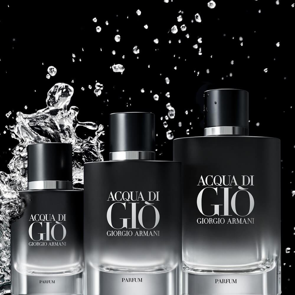 Bonherre mağazasından Giorgio Armani Acqua Di Giò Parfum 150 ml Refill, doldurulabilir şişeler için yoğun konsantrasyonlu lüks yedek dolum ünitesi.