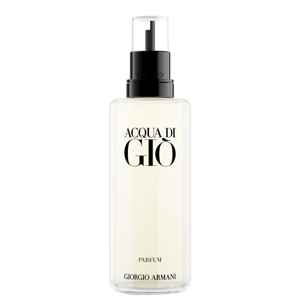 Bonherre mağazasından Giorgio Armani Acqua Di Giò Parfum 150 ml Refill, doldurulabilir şişeler için yoğun konsantrasyonlu lüks yedek dolum ünitesi.