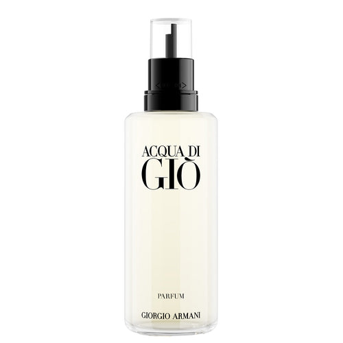 Bonherre mağazasından Giorgio Armani Acqua Di Giò Parfum 150 ml Refill, doldurulabilir şişeler için yoğun konsantrasyonlu lüks yedek dolum ünitesi.