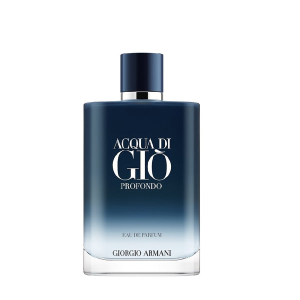 Bonherre mağazasından Giorgio Armani Acqua Di Giò Profondo EDP 100 ml Refillable, doldurulabilir lacivert şişeli yoğun deniz notalı erkek parfümü.