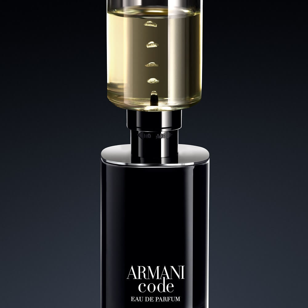 Bonherre mağazasından Giorgio Armani Code EDP 75 ml Refillable, doldurulabilir yeni nesil şişeli, yoğun ve odunsu premium erkek parfümü.