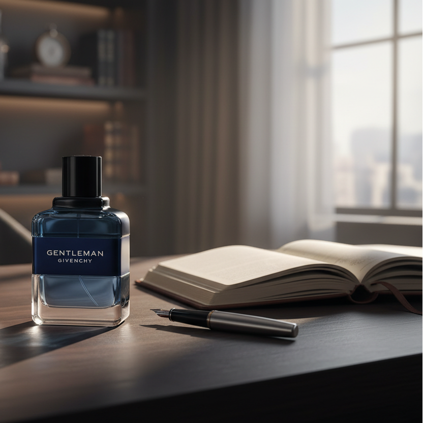 Bonherre mağazasından Gentleman Intense EDT, mavi iris, selvi ve kakule notalı lüks erkek parfümü.