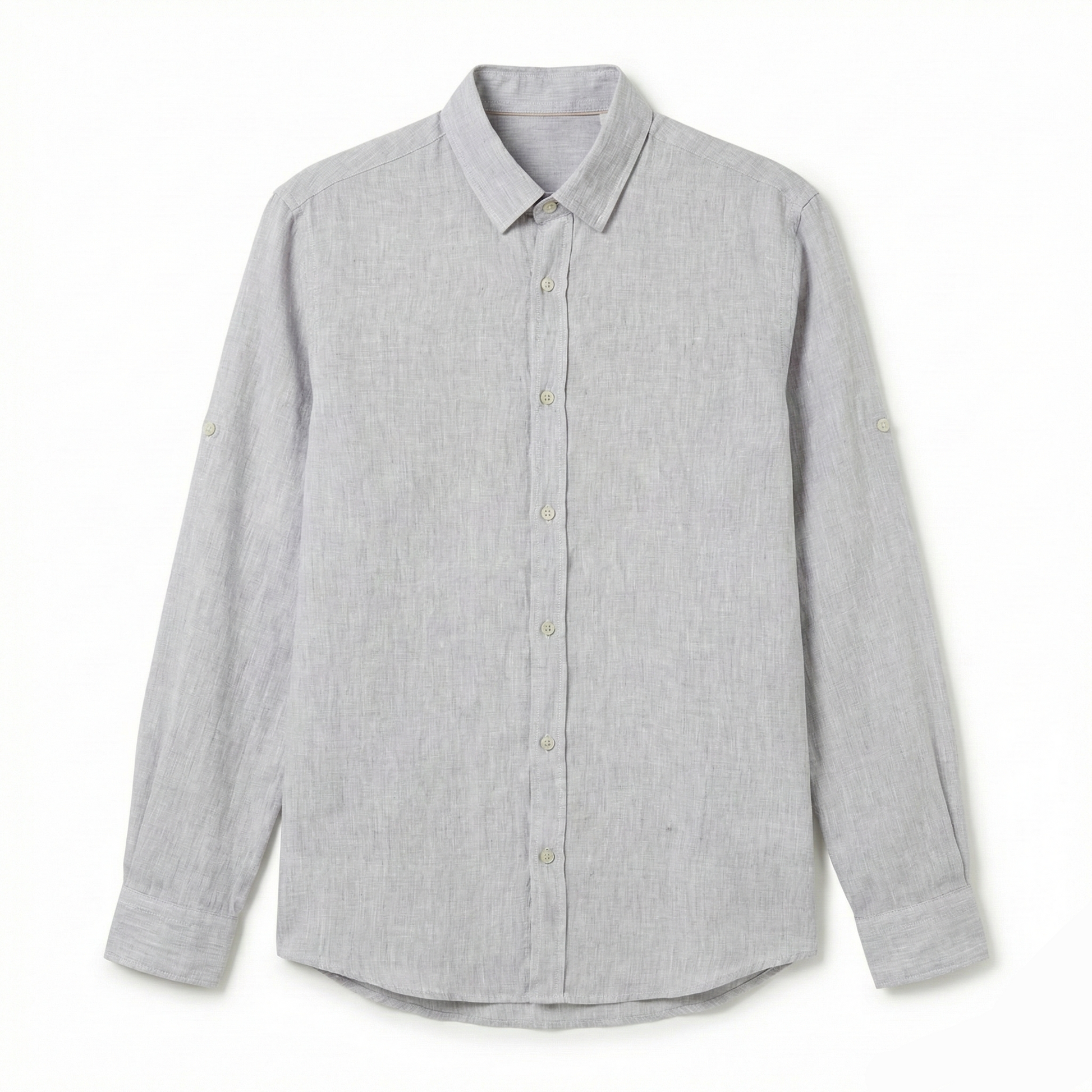 Keten Gömlek - Gri