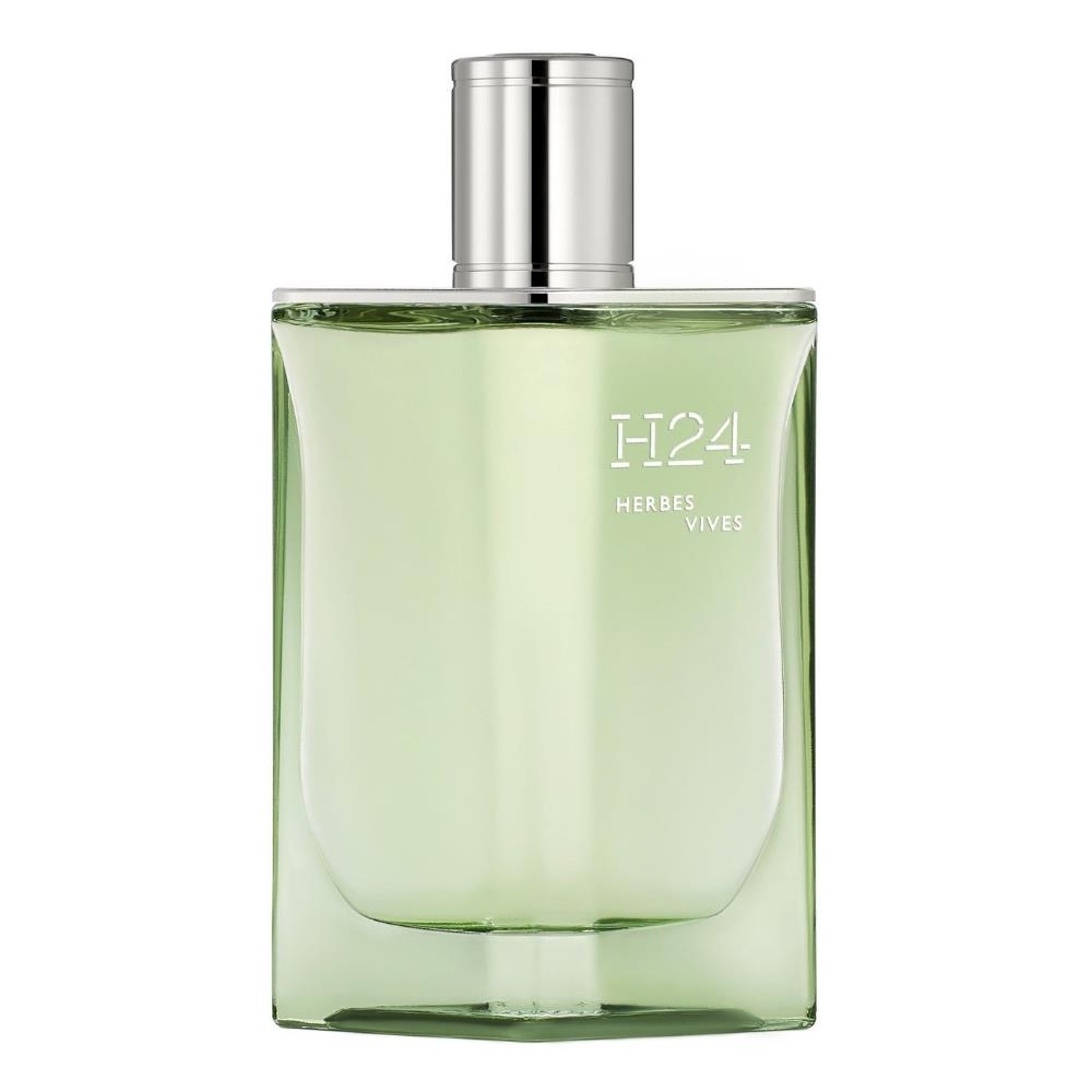 Bonherre mağazasından Hermès H24 Herbes Vives EDP, taze bitkisel ve yeşil notalı lüks erkek parfümü (100 ml).