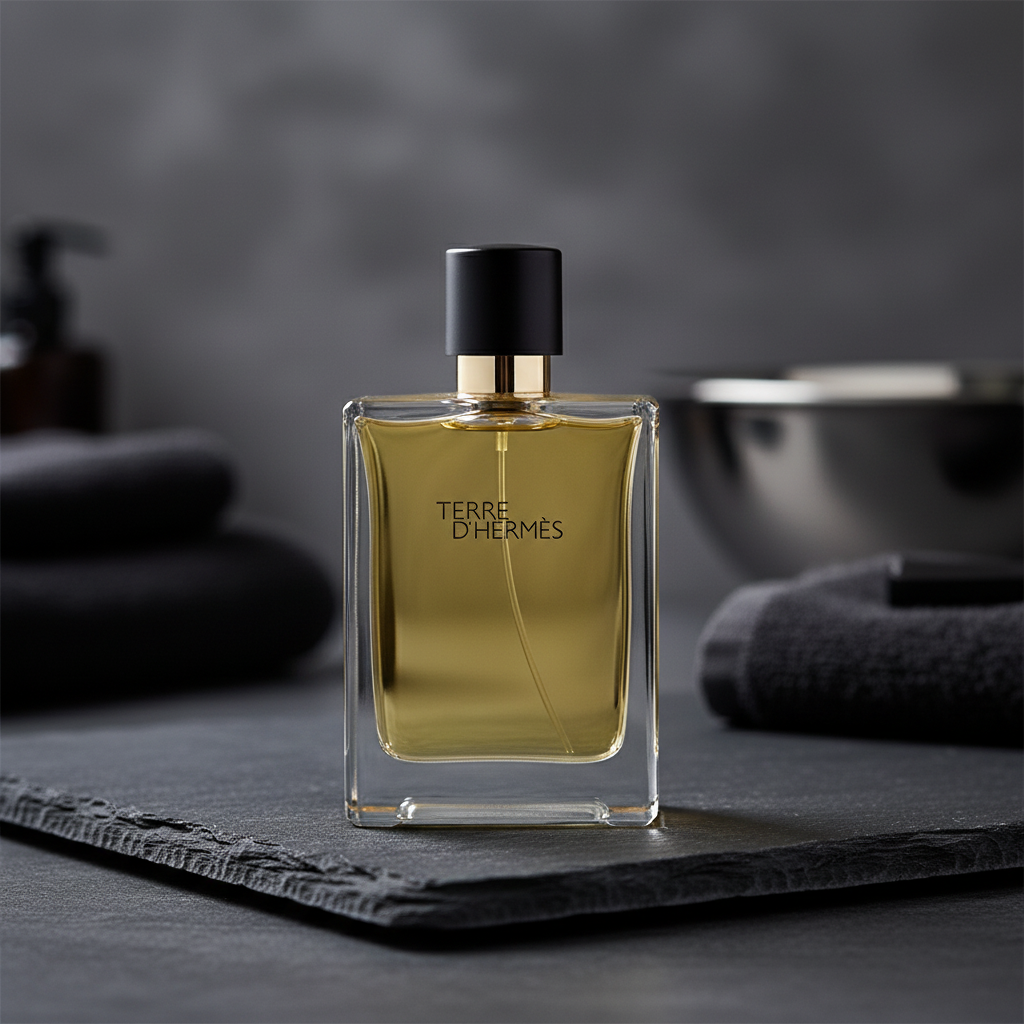 Bonherre mağazasından Hermes Terre d'Hermès EDT, mineral ve odunsu notalı ikonik lüks erkek parfümü (100 ml).