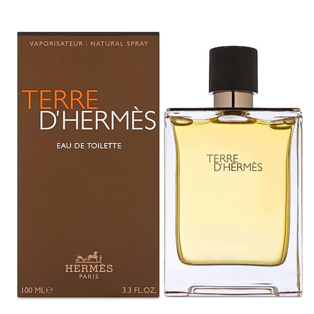 Bonherre mağazasından Hermes Terre d'Hermès EDT, mineral ve odunsu notalı ikonik lüks erkek parfümü (100 ml).