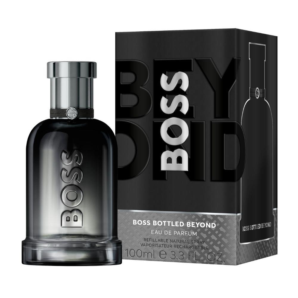 Bonherre mağazasından Hugo Boss Bottled Beyond, yoğun odunsu ve sürdürülebilir lüks erkek parfümü.