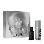 Bonherre mağazasından Boss Bottled Parfum Set, mandalina, incir ağacı ve deri notalı lüks erkek parfüm seti.