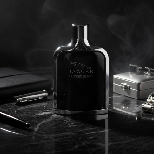 Bonherre mağazasından Jaguar Classic Black, elma ve odunsu notalı 100 ml lüks erkek parfümü.