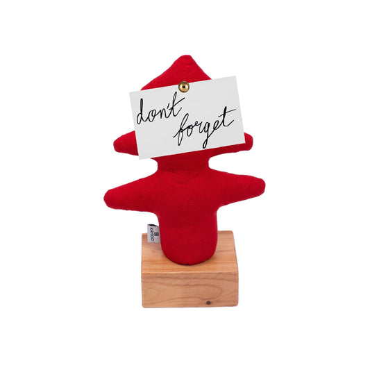 Kayigo Lavanta Dolgulu Çam Notluk/ Kırmızı-Ahşap - Bonherre