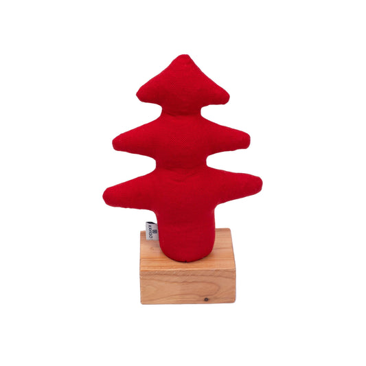 Kayigo Lavanta Dolgulu Çam Notluk/ Kırmızı-Ahşap - Bonherre