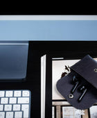 Marsel Kartvizitlik / Kulaklık Çantası Siyah - Bonherre