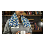 Warmy Ilık Sarılma Yastığı - Mavi Çiçekler - Bonherre