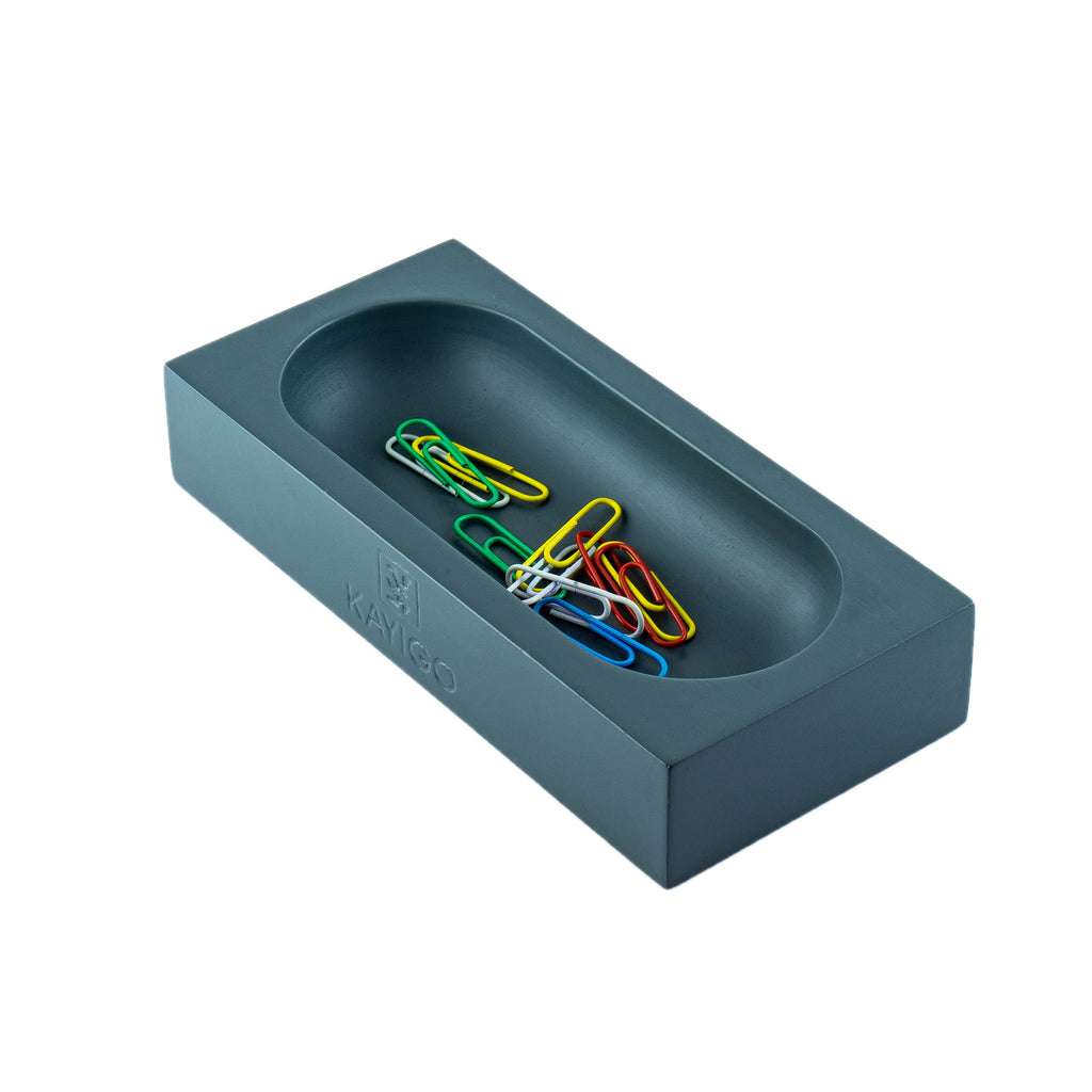 Kayigo Gri Woody Üçlü Ofis Seti- Yeşil Kaktüs