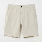 Keten Bermuda - Naturel