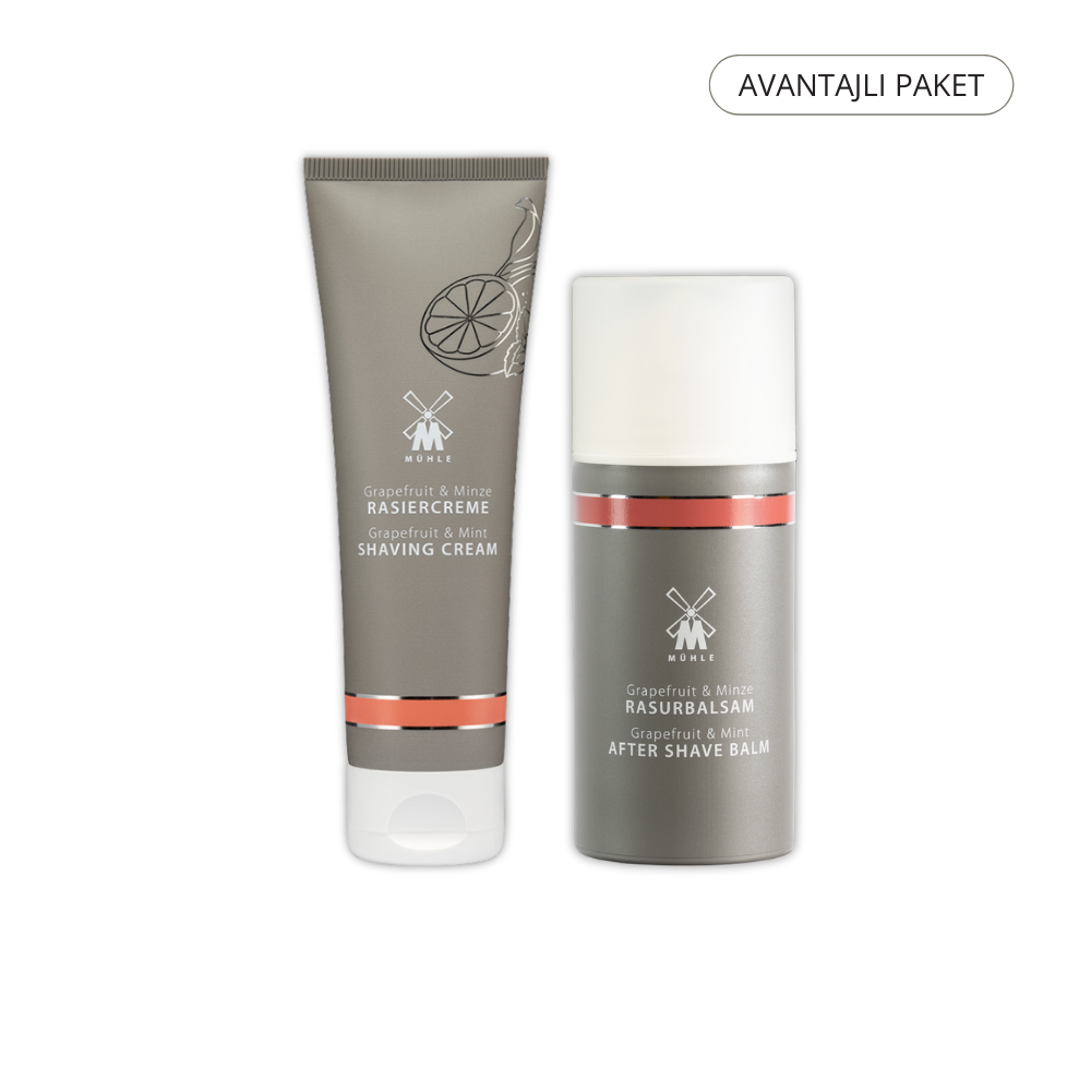 Mühle Tıraş Kremi ve Tıraş Sonrası Balsam - Greyfurt ve Nane Özlü
