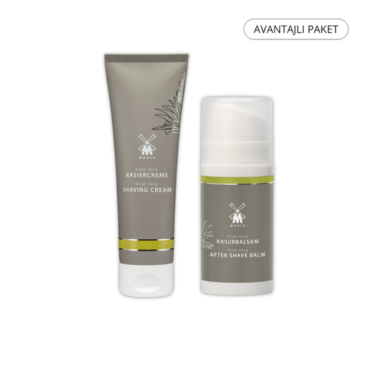 Mühle Tıraş Kremi ve Tıraş Sonrası Balsam - Aloe Vera Özlü
