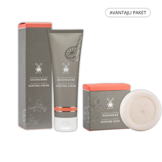Mühle Tıraş Kremi ve Tıraş Sabunu - Greyfurt Nane Özlü